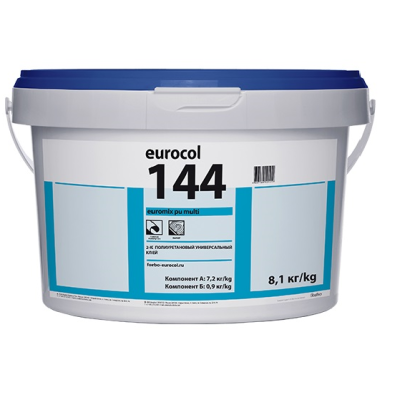 Каталог Клея  Грунтовки Герметики Сварки Forbo 144 Euromix PU Multi 2K ПУ, 8,1кг - фото 1