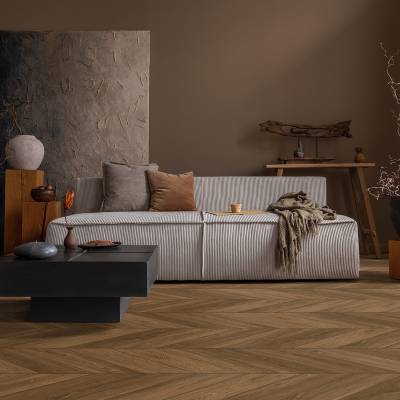 Кварц-виниловые полы Aberhof Chevron Oak Ardennes 2197 - фото 2
