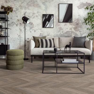 Кварц-виниловые полы Aberhof Chevron Oak Marne 2195 - фото 2