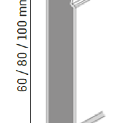 Плинтус Плинтус МДФ Cubu Gamburg 80х16 мм Черный (2,5м) - фото 3