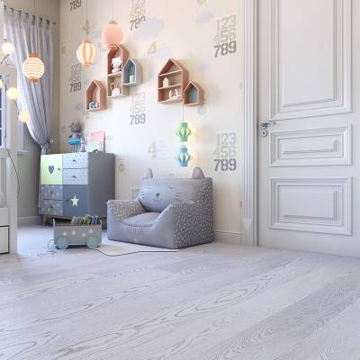 Паркетная доска Polarwood Дуб Elara White Matt - фото 2