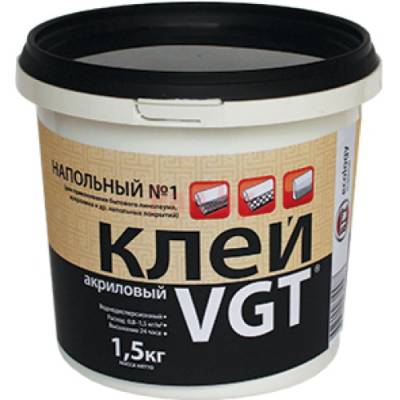 Каталог Клея  Грунтовки Герметики Сварки Напольный №1 VGT, 1,5 кг - фото 1