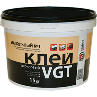Каталог Клея  Грунтовки Герметики Сварки Напольный №1 VGT, 15 кг - фото 1
